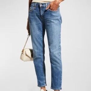 Rag and bones Dre low rise slim boyfriend size 32. Raw hem. Worn twice.